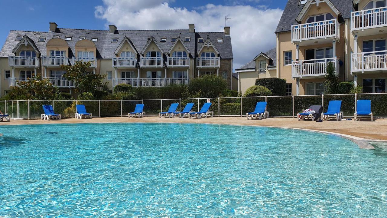 Vacances Ô Cap Coz - Jardin vue mer et piscine - Résidence Cap Azur Fouesnant Esterno foto