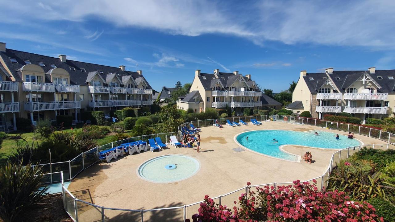Vacances Ô Cap Coz - Jardin vue mer et piscine - Résidence Cap Azur Fouesnant Esterno foto